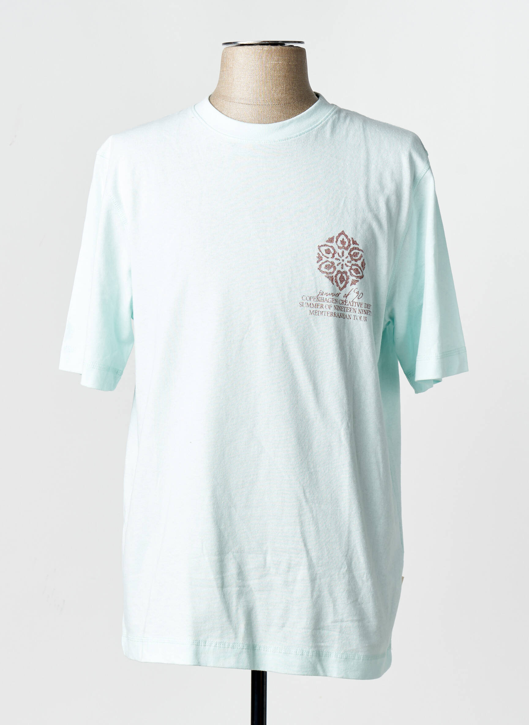 T-marškinys mėlyna JACK & JONES vyras