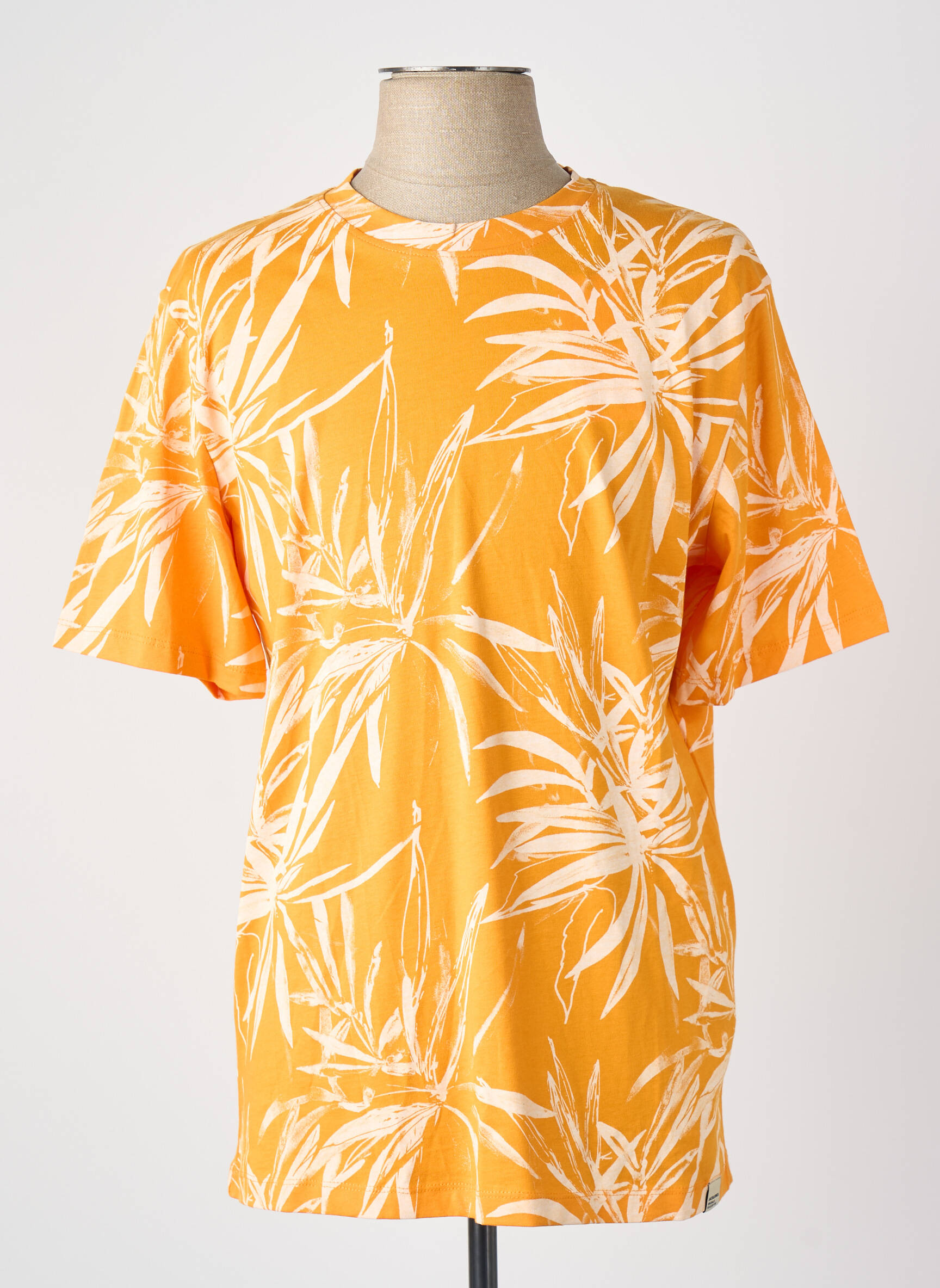 T-marškinys oranžinė JACK & JONES vyras