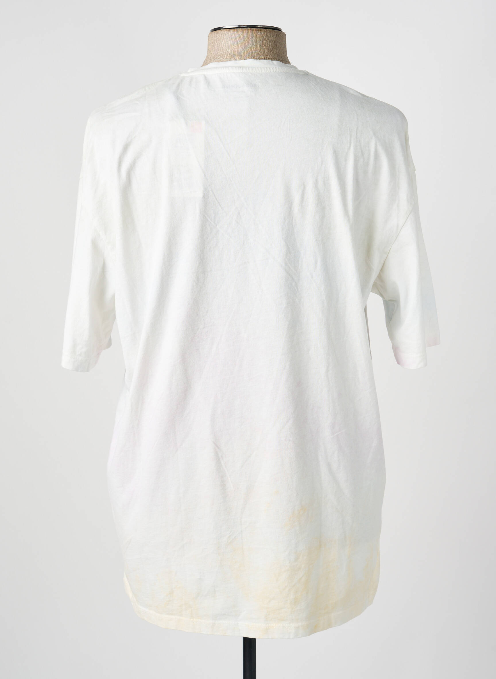 T-marškinys baltas JACK & JONES vyras