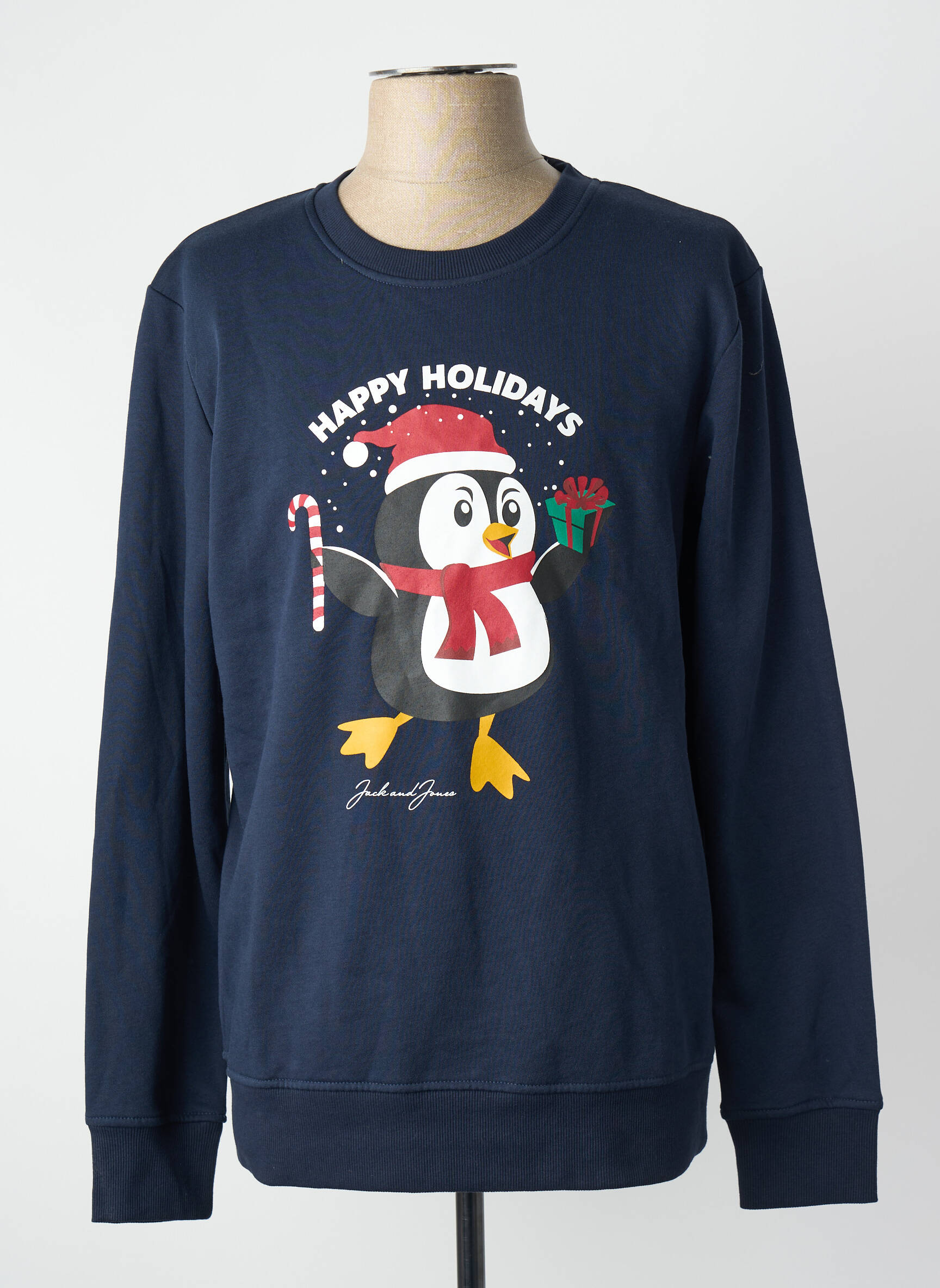 Megztinis mėlyna JACK & JONES vyras