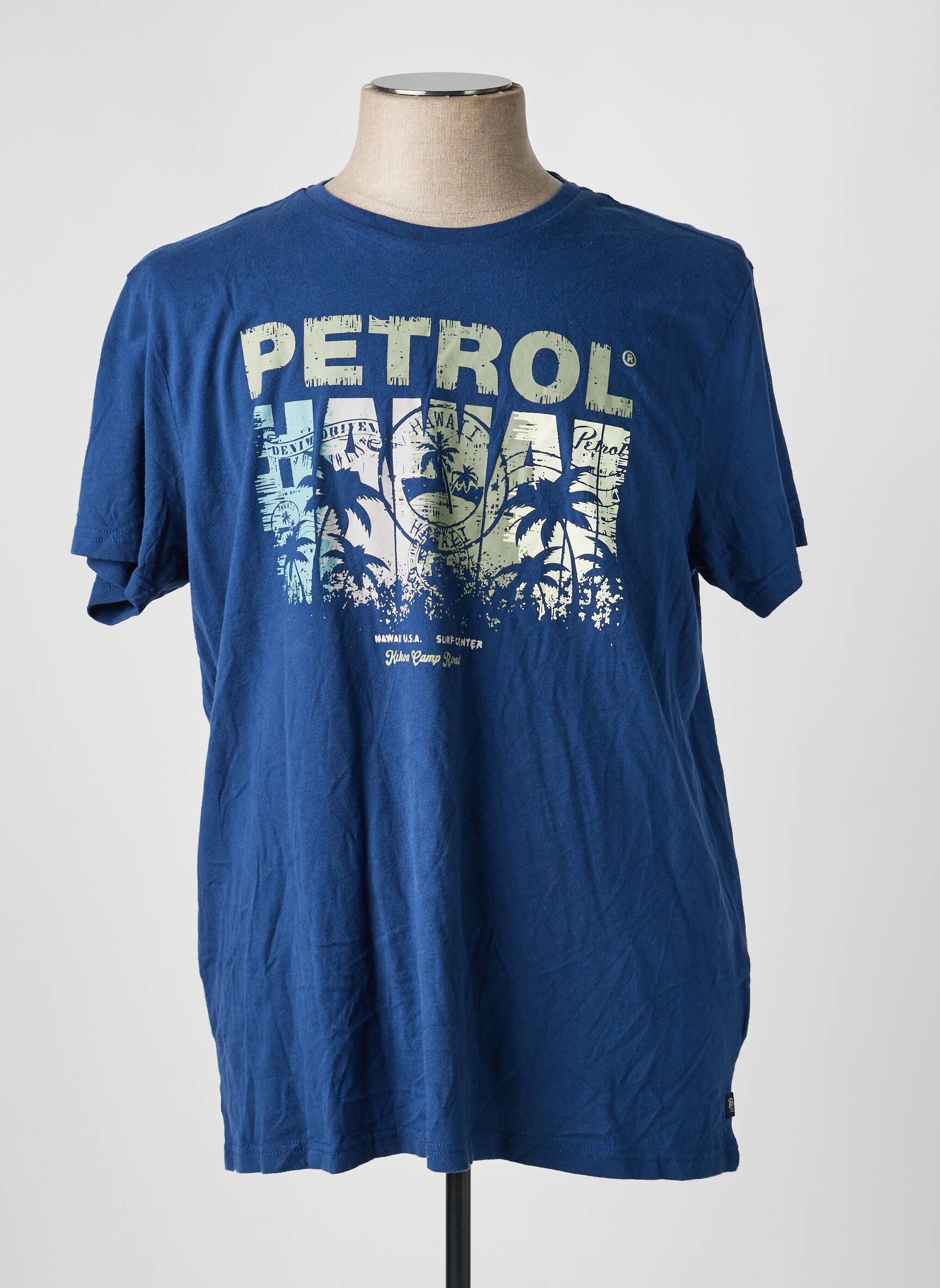 T-marškinys mėlyna PETROL INDUSTRIES vyras