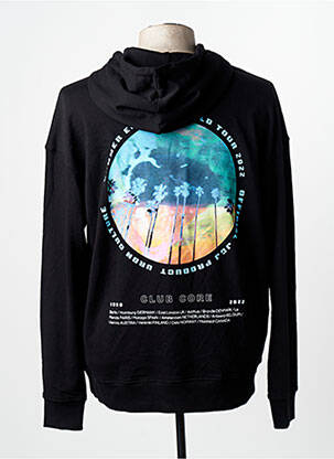 Kapišonas ilgos rankovės ilgos rankovės juodas JACK & JONES vyras