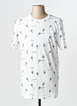 T-marškinys baltas JACK & JONES vyras