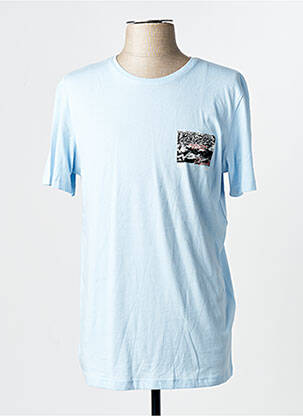 T-marškinys mėlyna JACK & JONES vyras