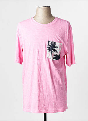 T-marškinys rožinė JACK & JONES vyras