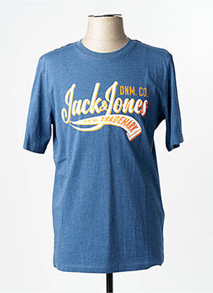 T-marškinys mėlyna JACK & JONES vyras