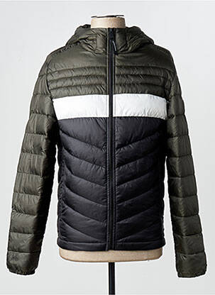 Pūkinė striukė juodas JACK & JONES vyras