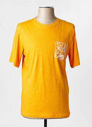 T-marškinys geltona JACK & JONES vyras