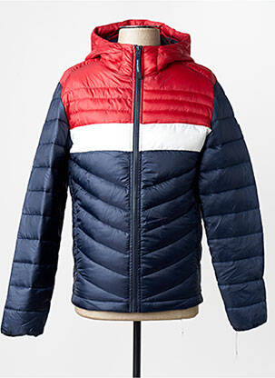 Pūkinė striukė mėlyna JACK & JONES vyras