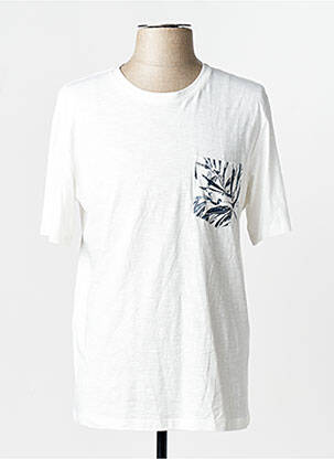 T-marškinys baltas JACK & JONES vyras
