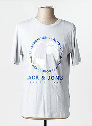 T-marškinys pilka JACK & JONES vyras