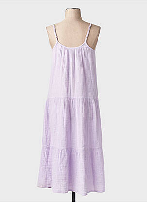 Pusilgių suknelė violetinis VERO MODA moteris