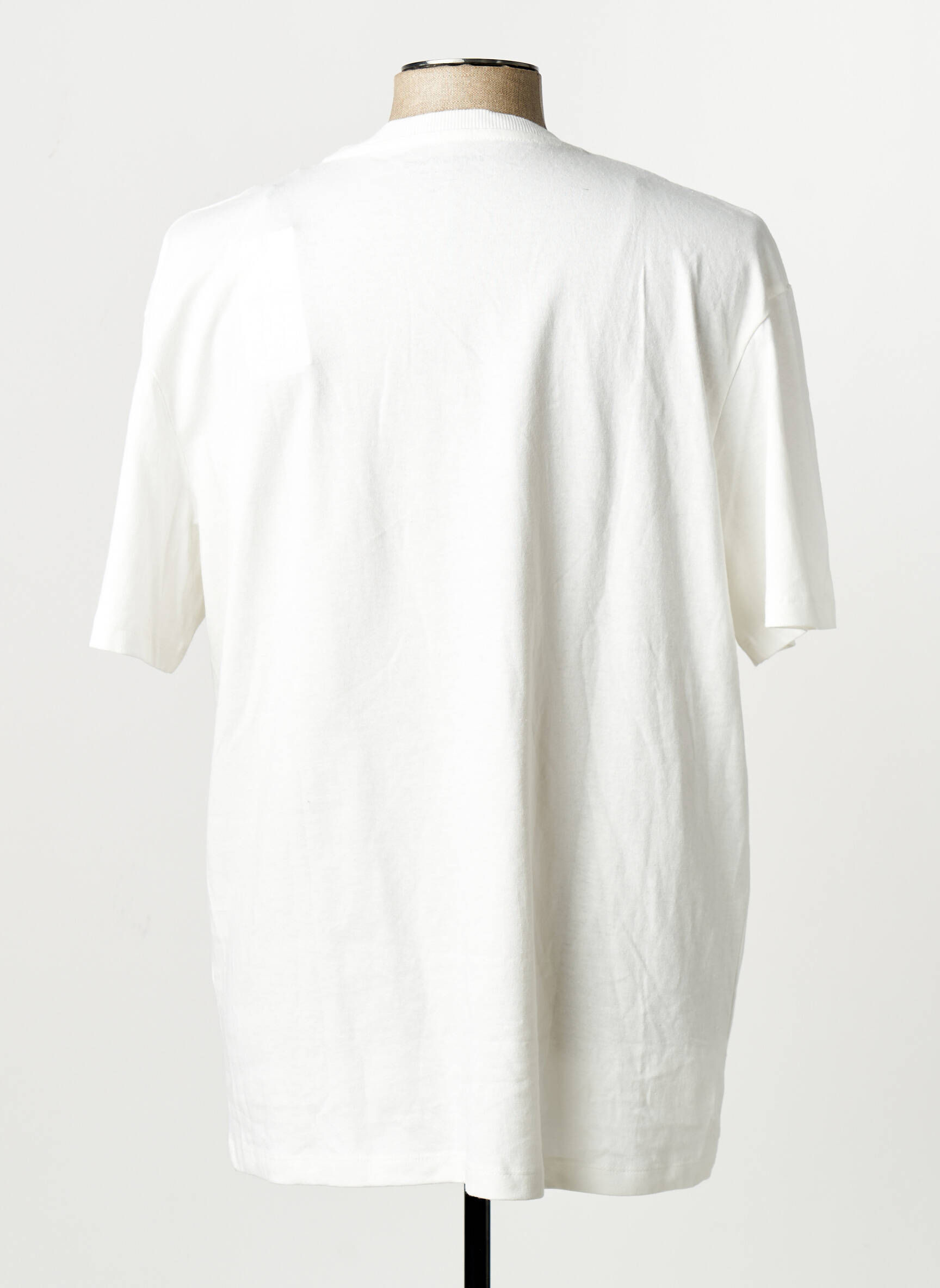 T-marškinys baltas JACK & JONES vyras