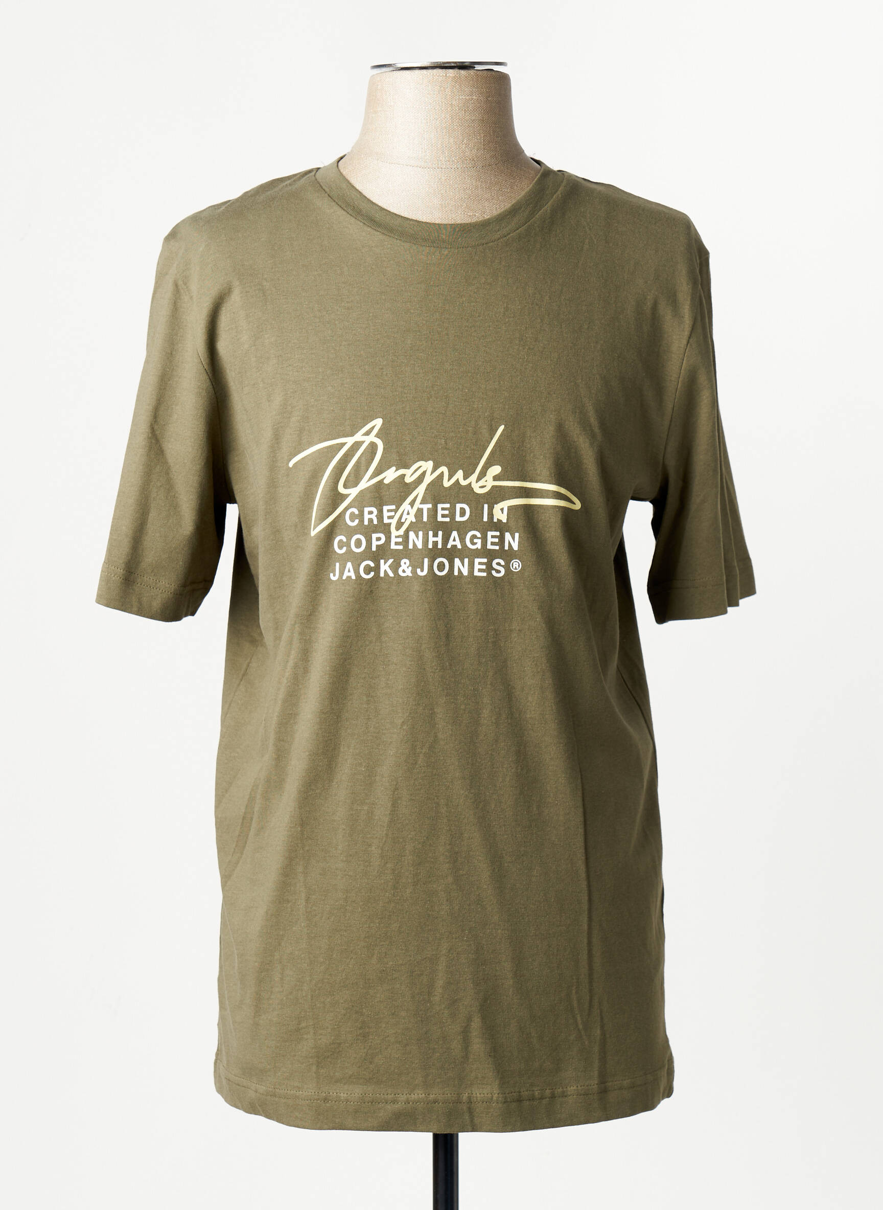 T-marškinys žalias JACK & JONES vyras