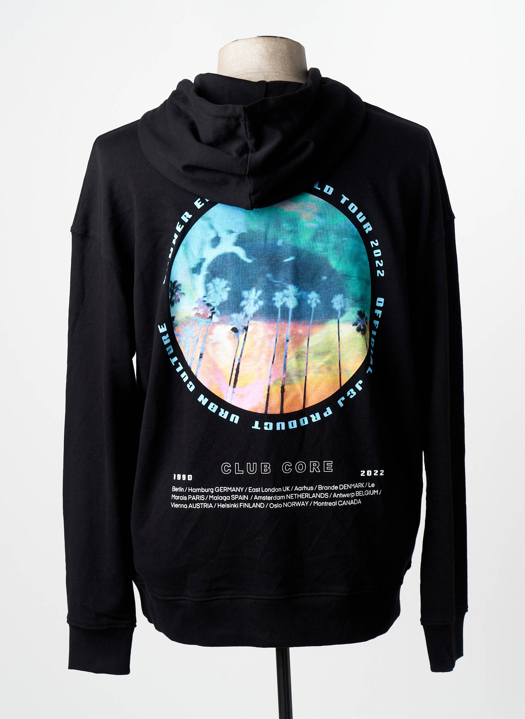 Kapišonas ilgos rankovės ilgos rankovės juodas JACK & JONES vyras