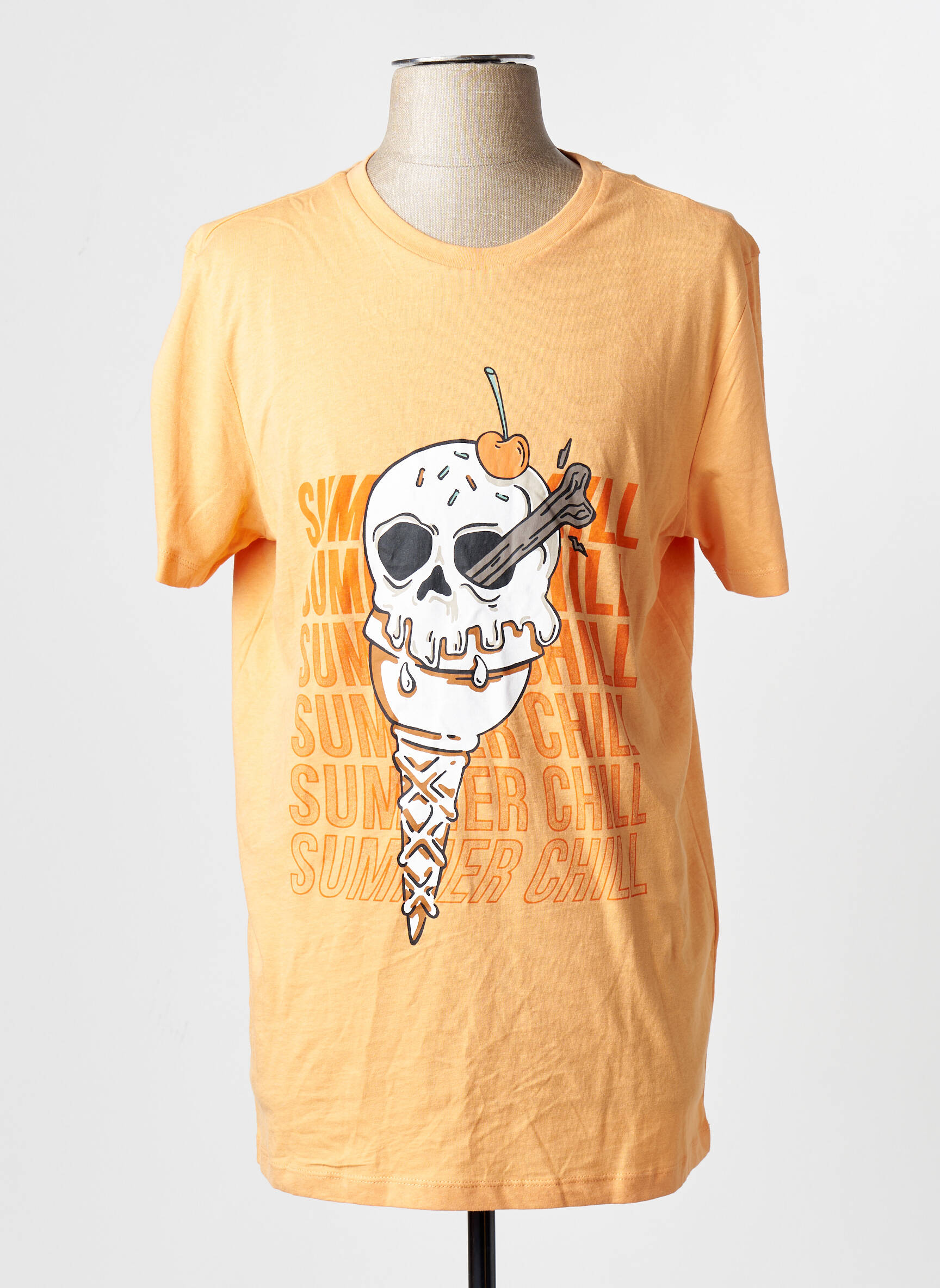 T-marškinys oranžinė JACK & JONES vyras