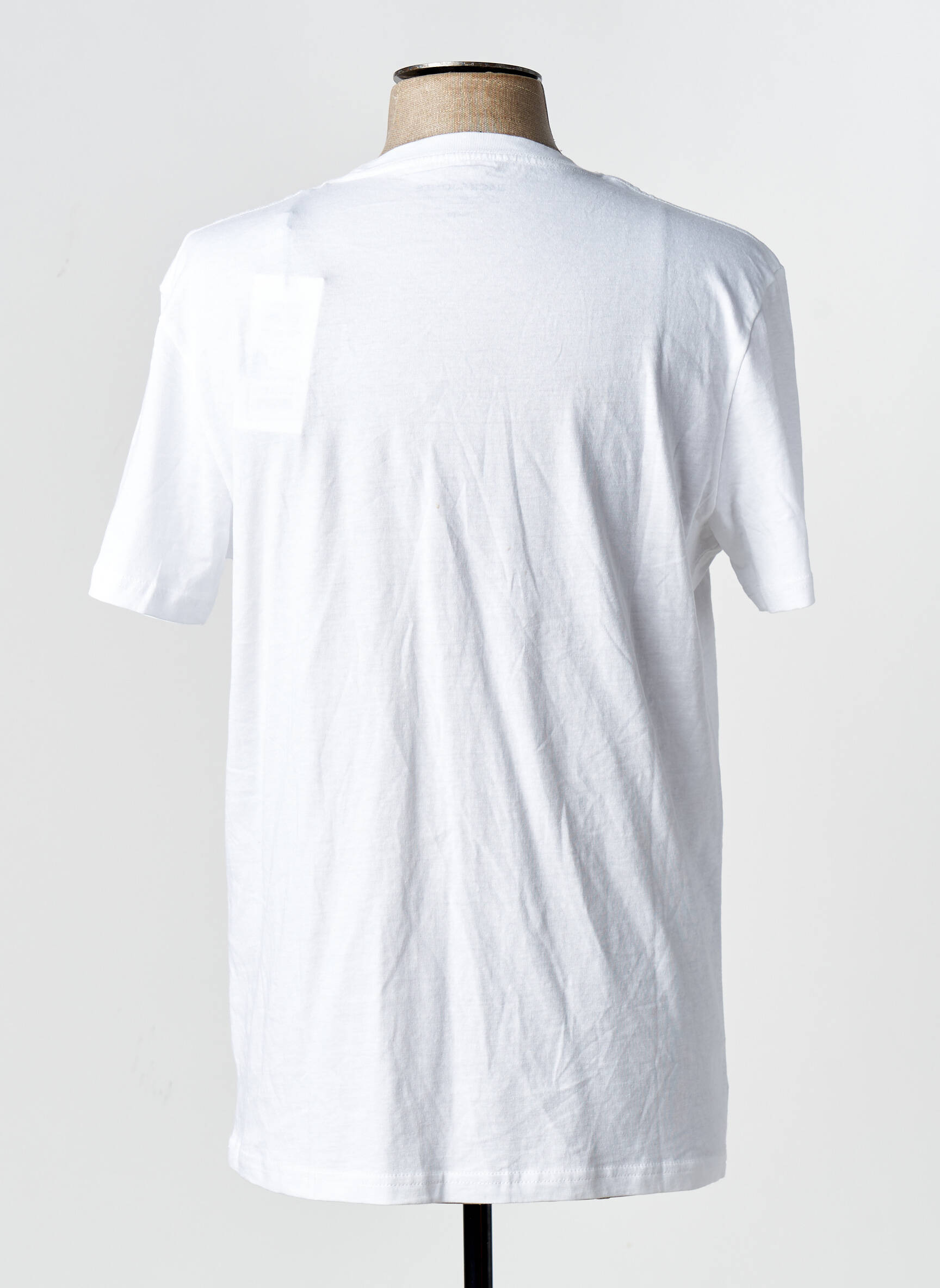 T-marškinys baltas JACK & JONES vyras
