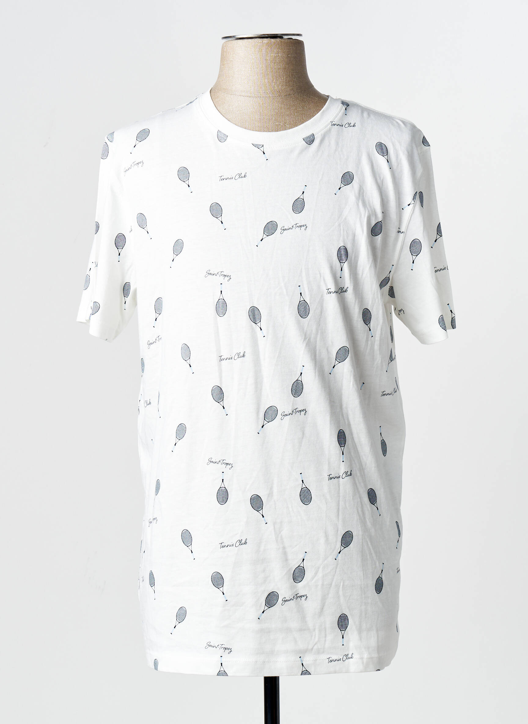 T-marškinys baltas JACK & JONES vyras