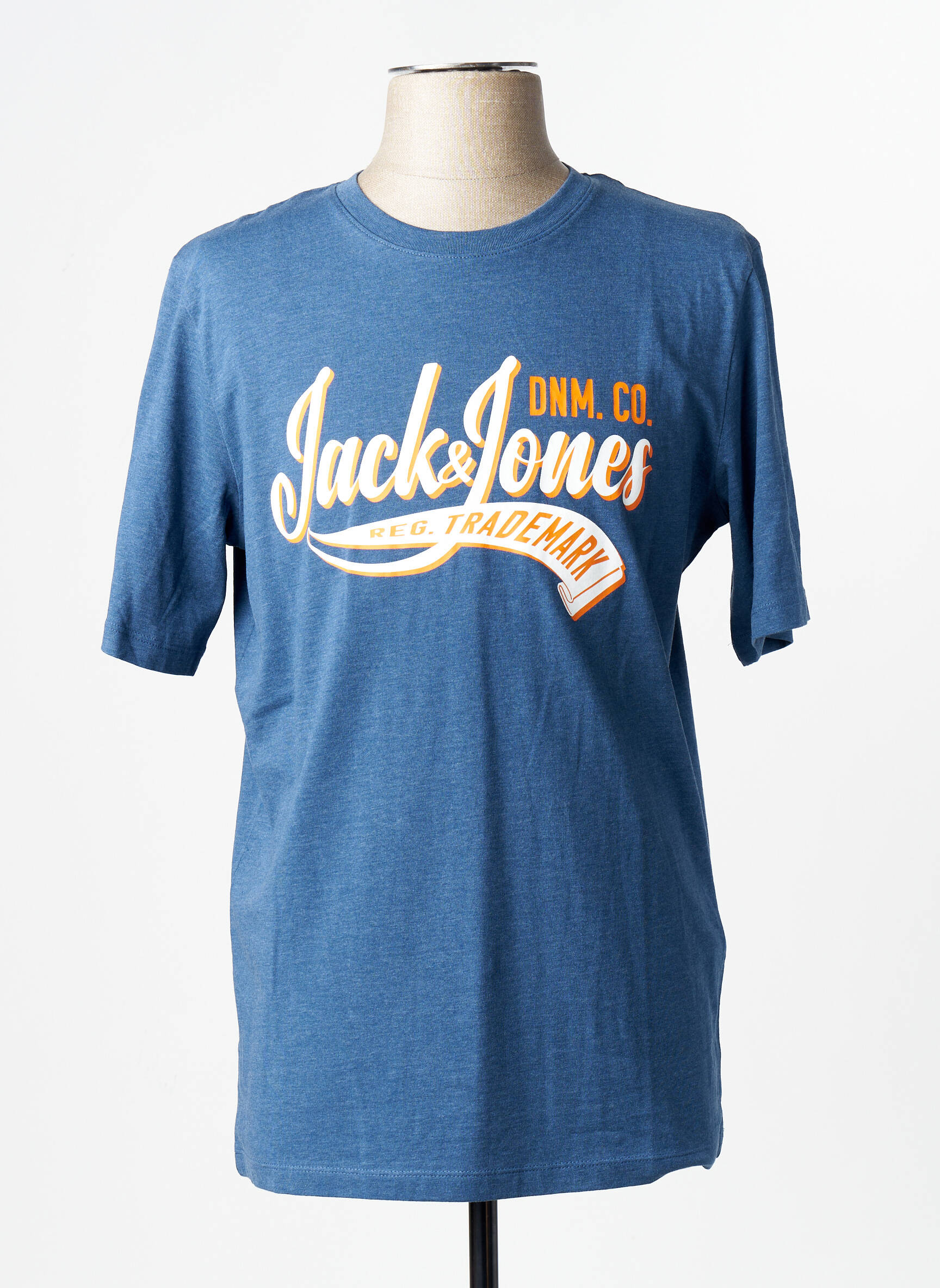 T-marškinys mėlyna JACK & JONES vyras