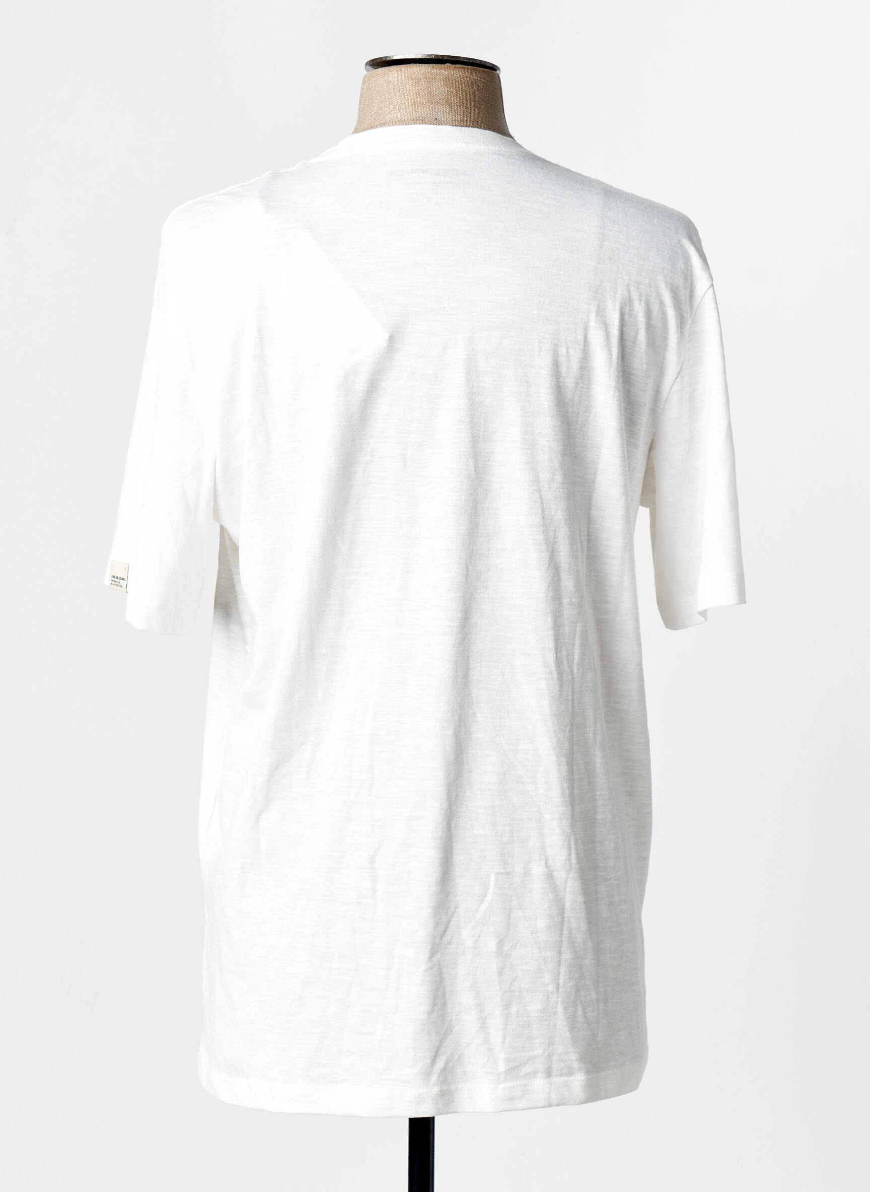 T-marškinys baltas JACK & JONES vyras