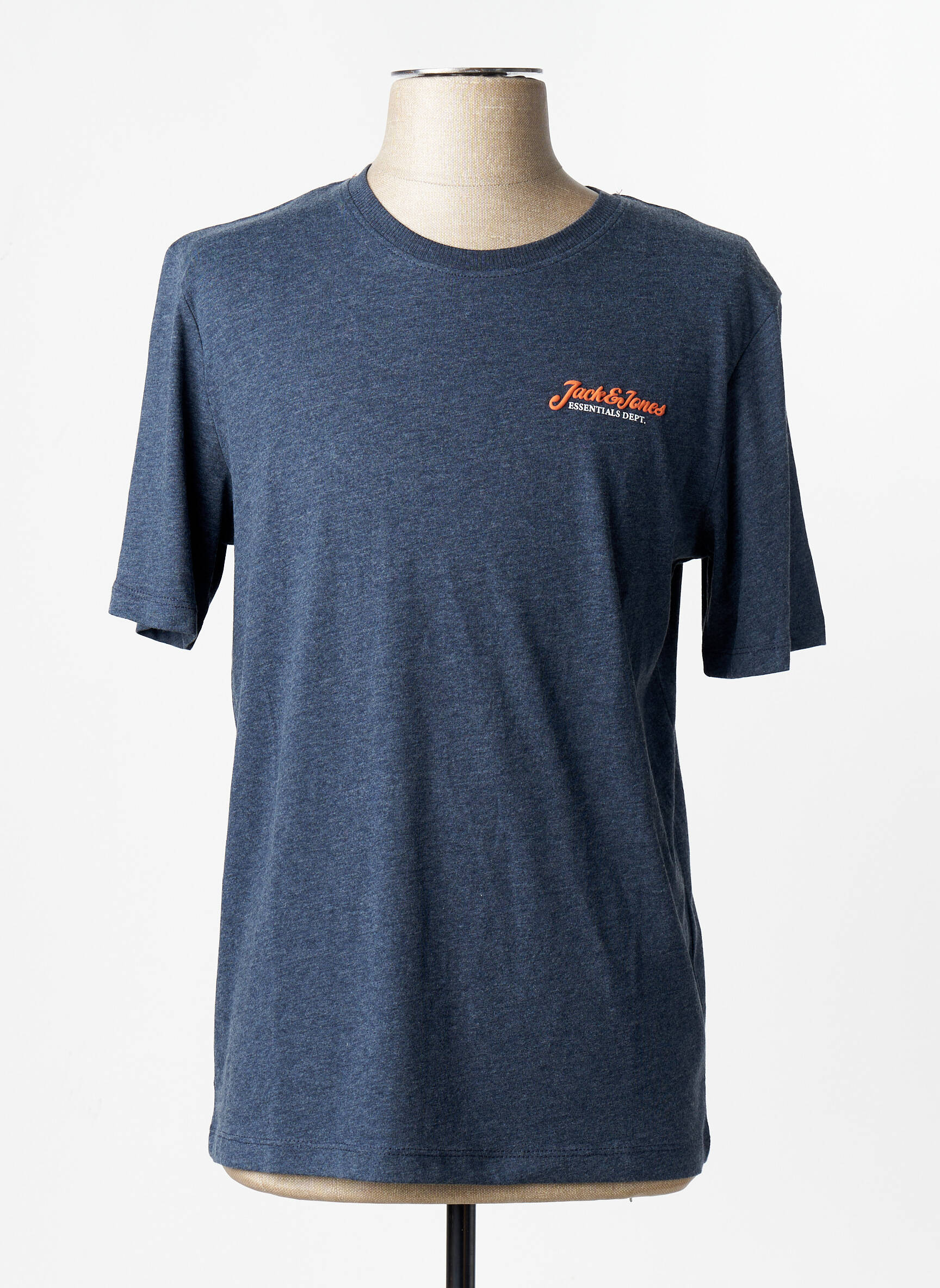 T-marškinys apvalus kaklas pilka JACK & JONES vyras