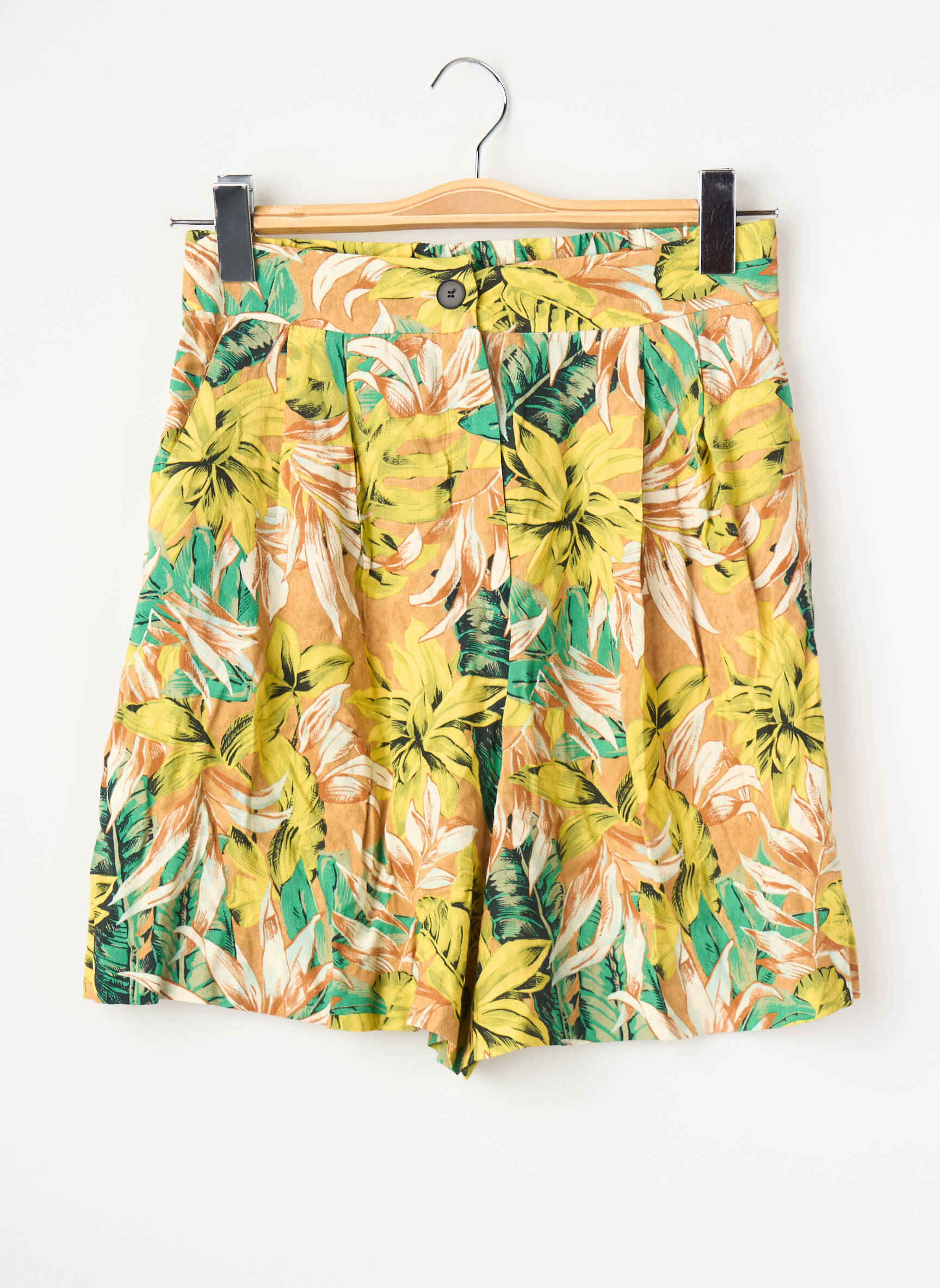 Šortas geltona MANGO moteris