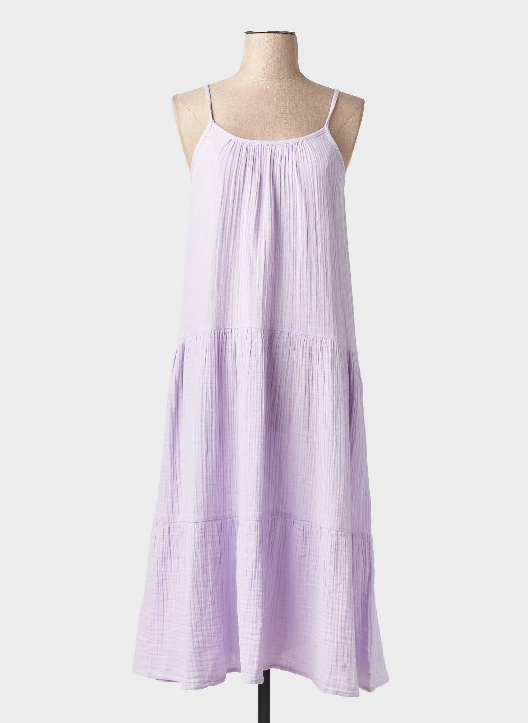 Pusilgių suknelė violetinis VERO MODA moteris
