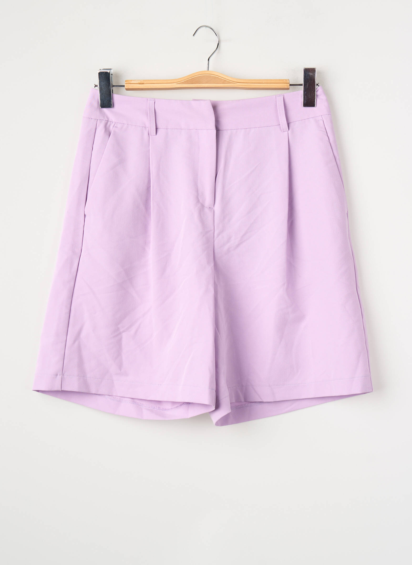 Bermudas aukšta talija aukšta talija violetinis VERO MODA moteris