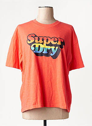 T-marškinys oranžinė SUPERDRY moteris