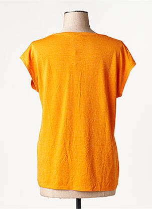 T-marškinys oranžinė PIECES moteris