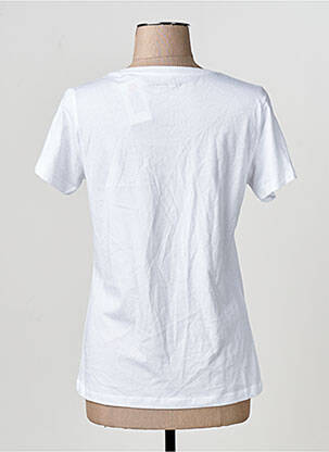 T-marškinys baltas MONSIEUR TSHIRT moteris