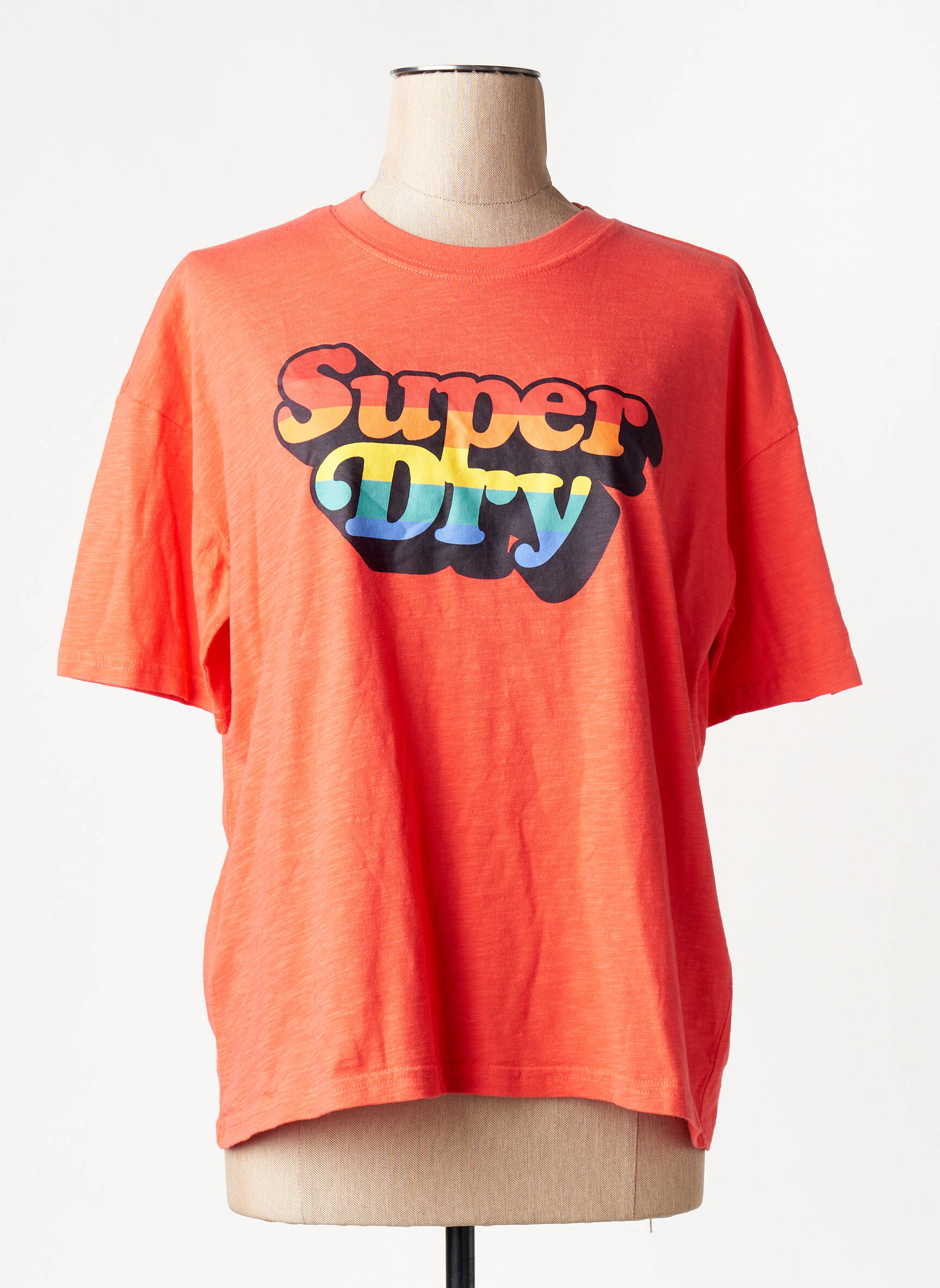T-marškinys oranžinė SUPERDRY moteris
