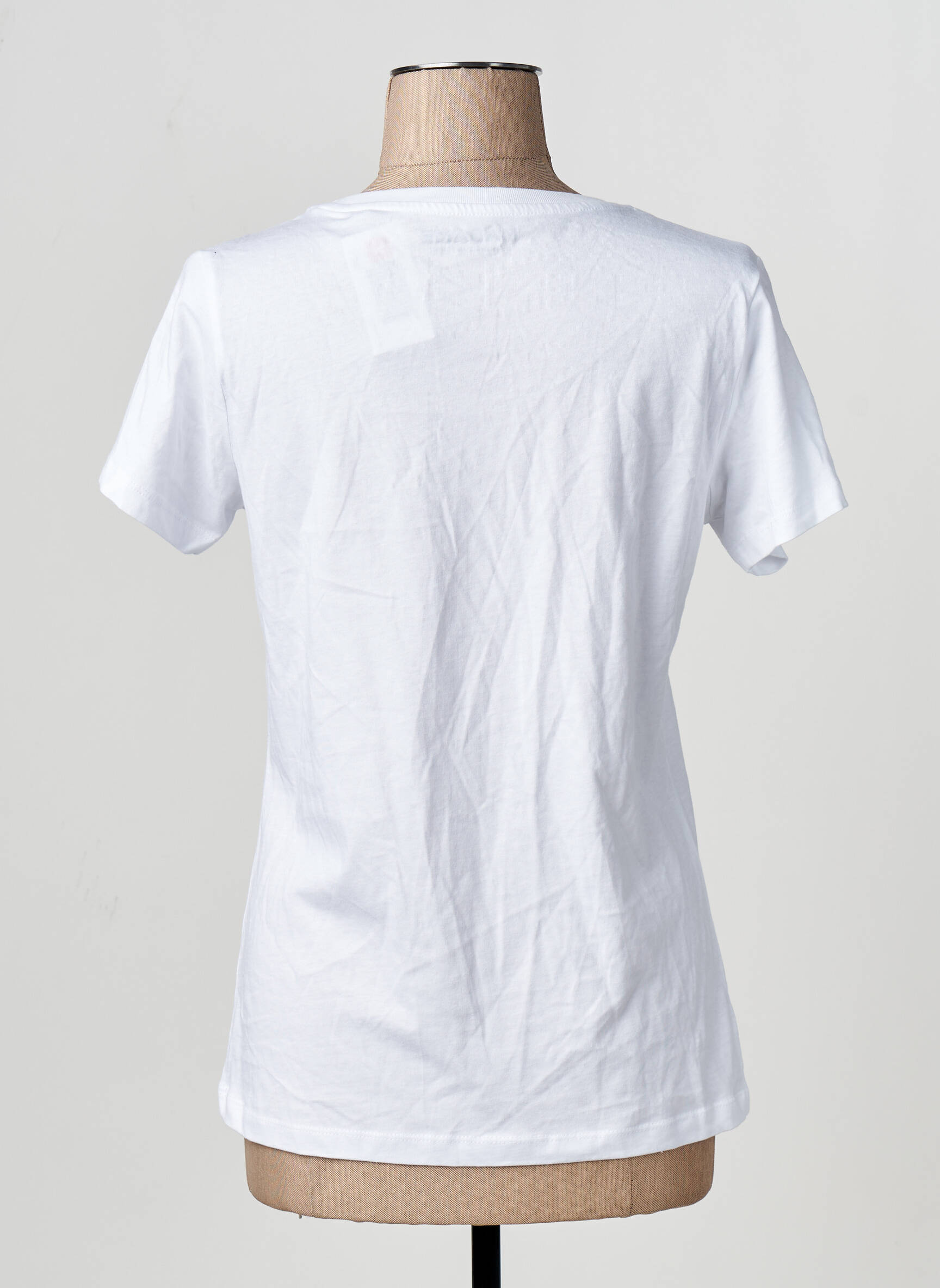 T-marškinys baltas MONSIEUR TSHIRT moteris
