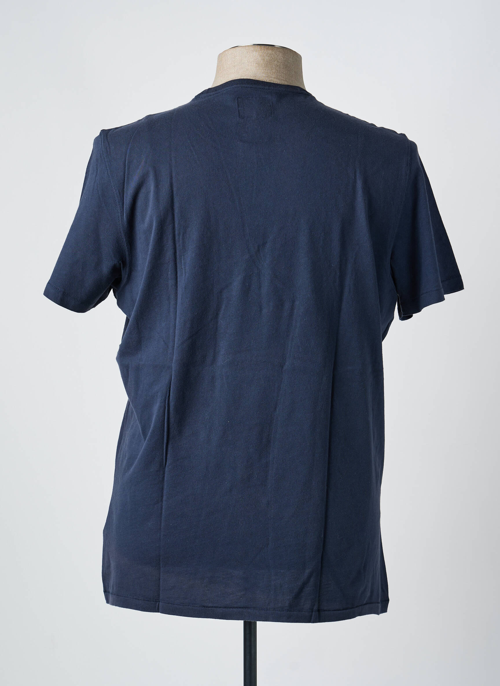 T-marškinys mėlyna ABERCROMBIE & FITCH vyras