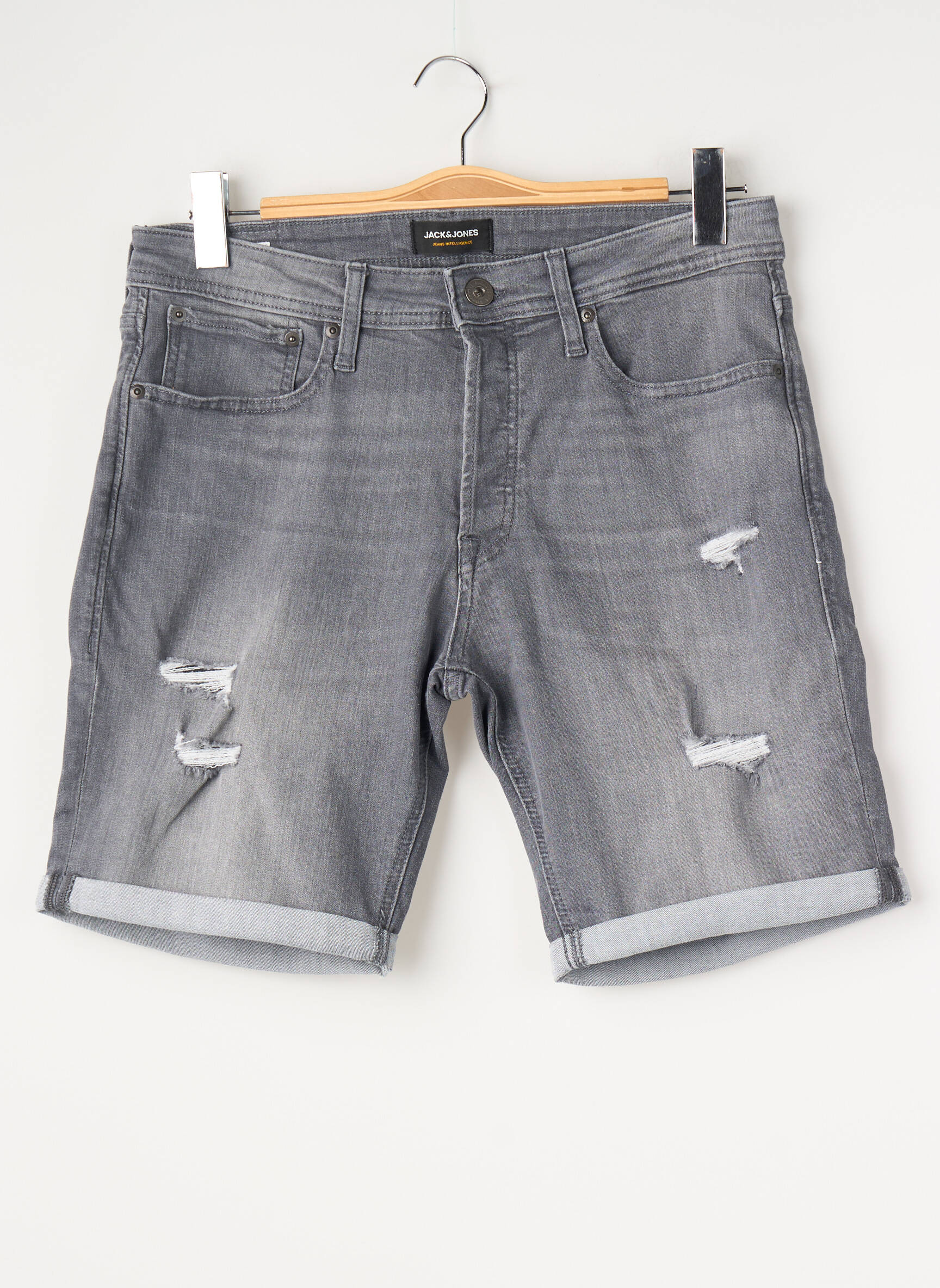Šortas pilka JACK & JONES vyras