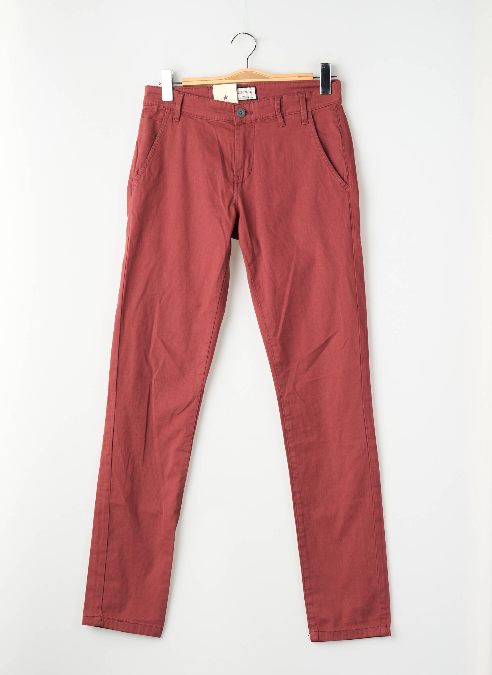 Chino kelnė raudona SHINE vyras