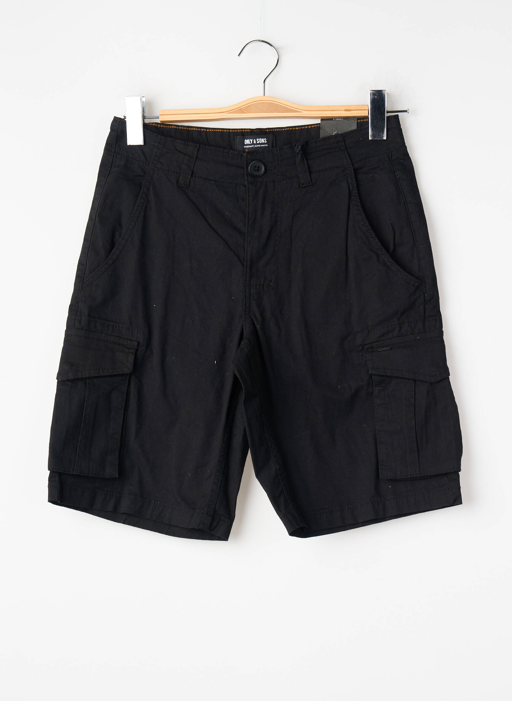 Bermudas juodas ONLY&SONS vyras