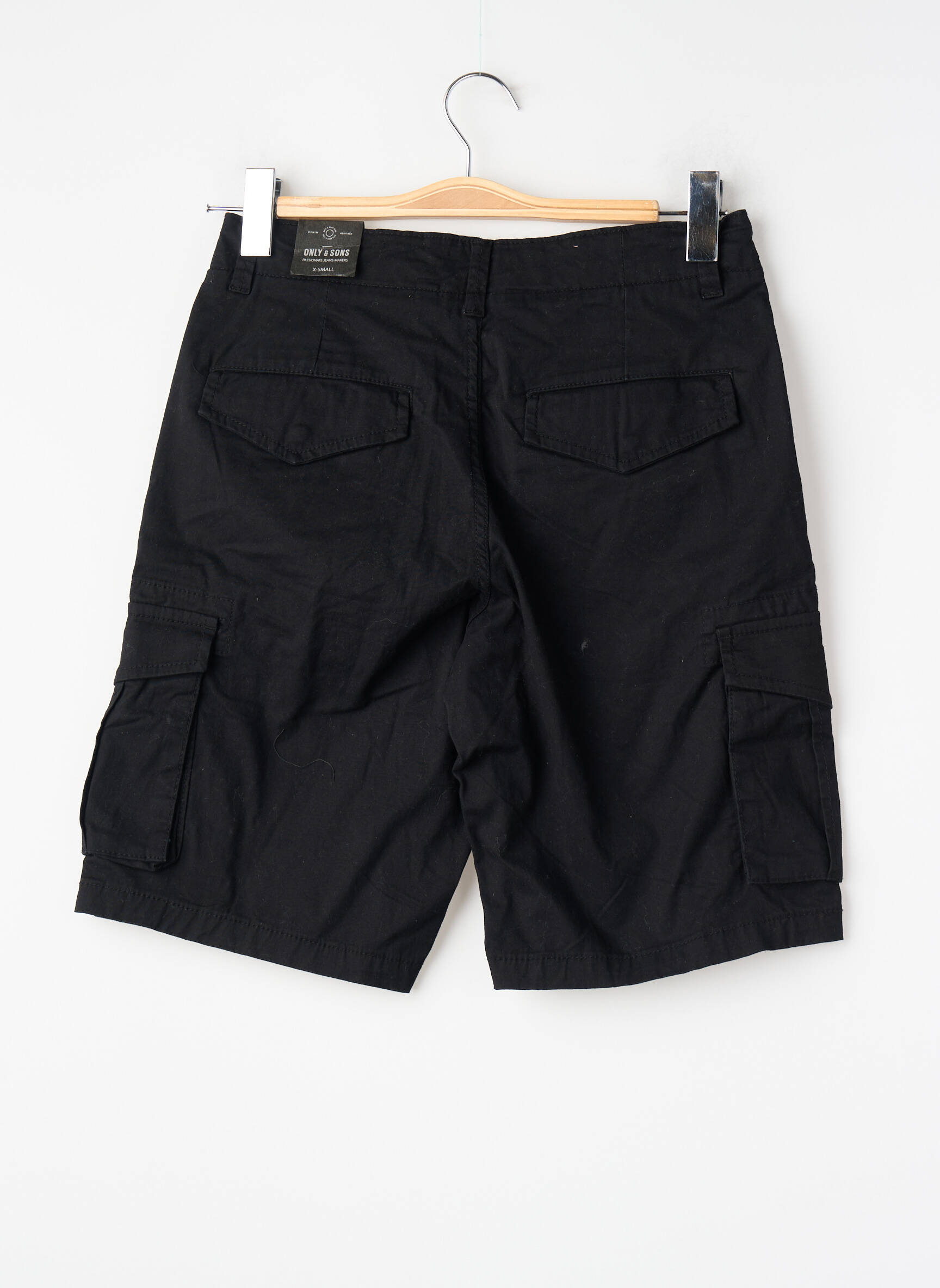 Bermudas juodas ONLY&SONS vyras