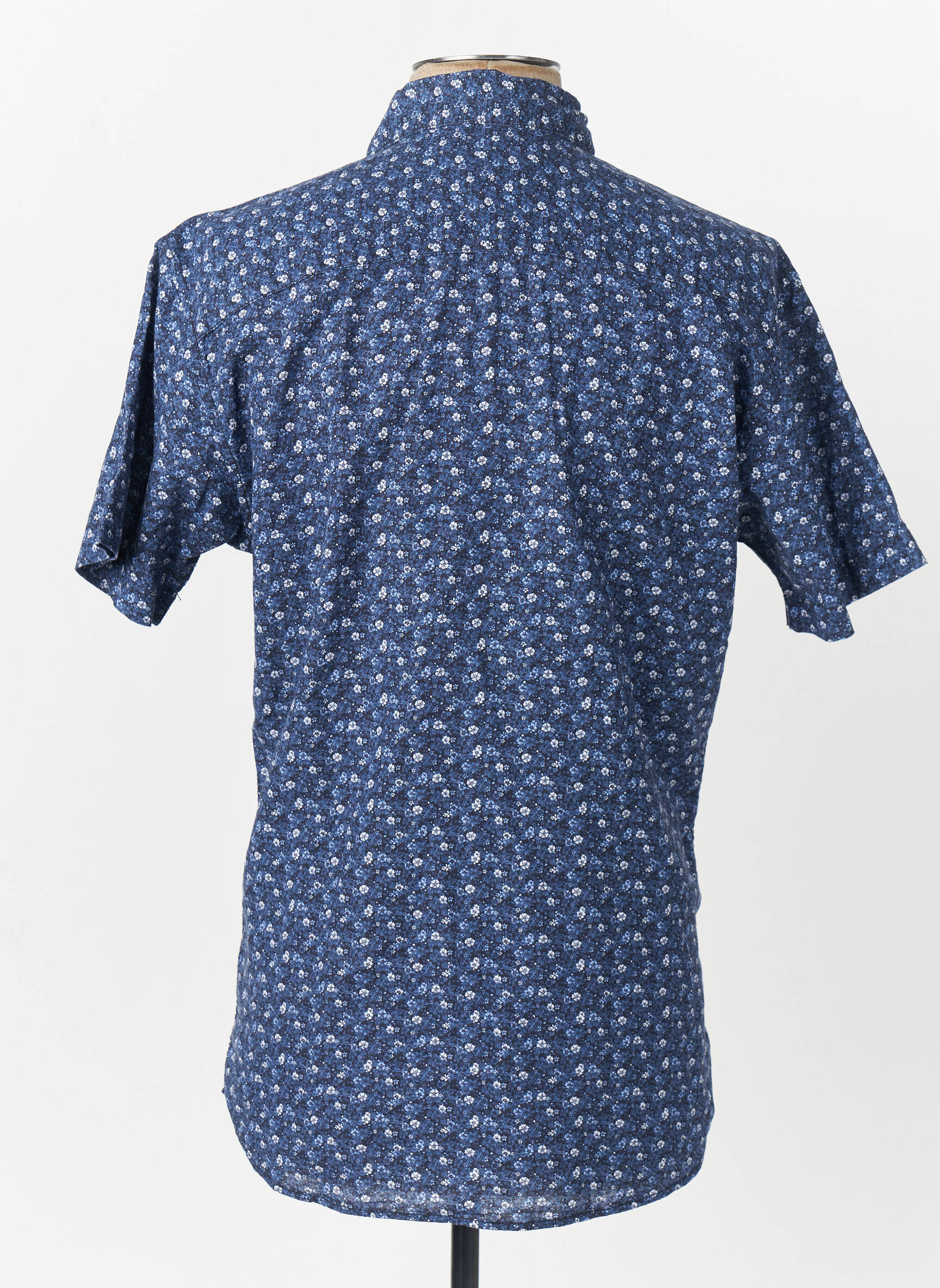 Trumpa rankovė marškiniai mėlyna JACK & JONES vyras