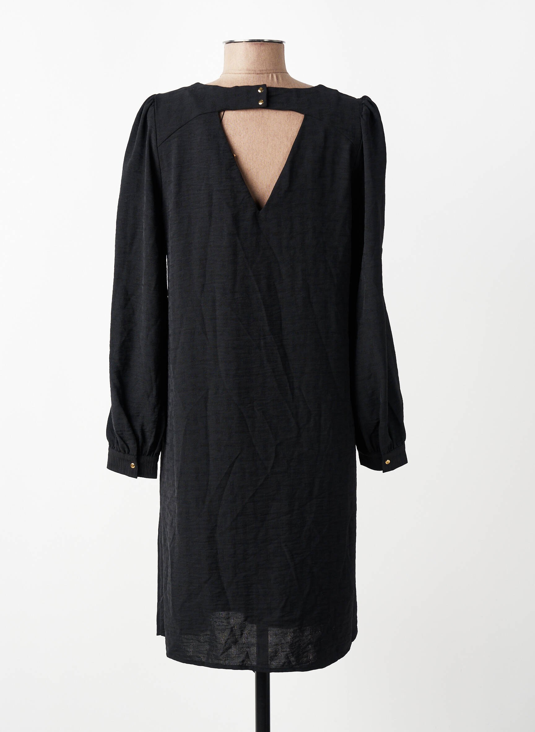 Pusilgių suknelė juodas VERO MODA moteris