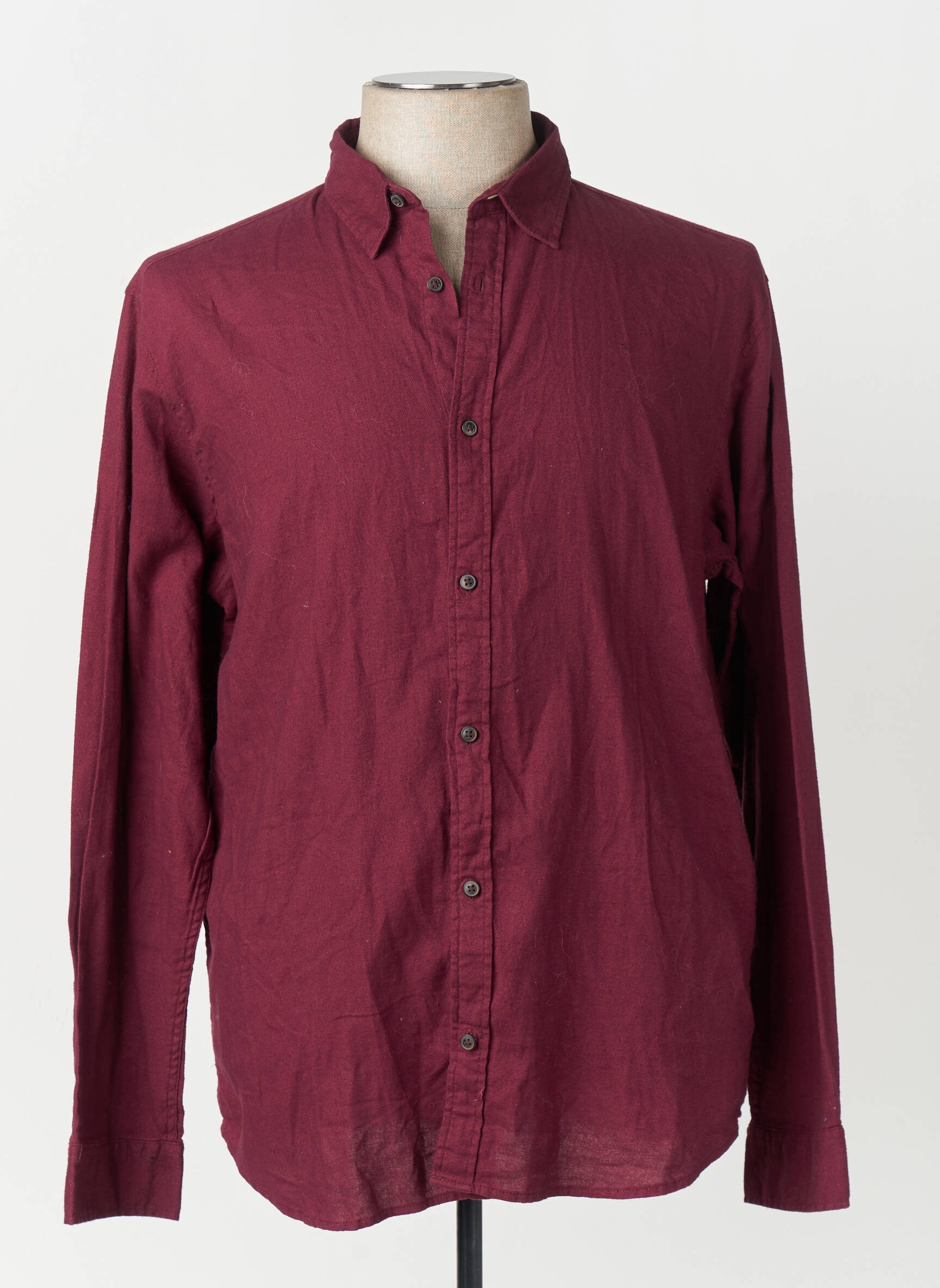 Ilgomis rankovėmis marškinys violetinis JACK & JONES vyras