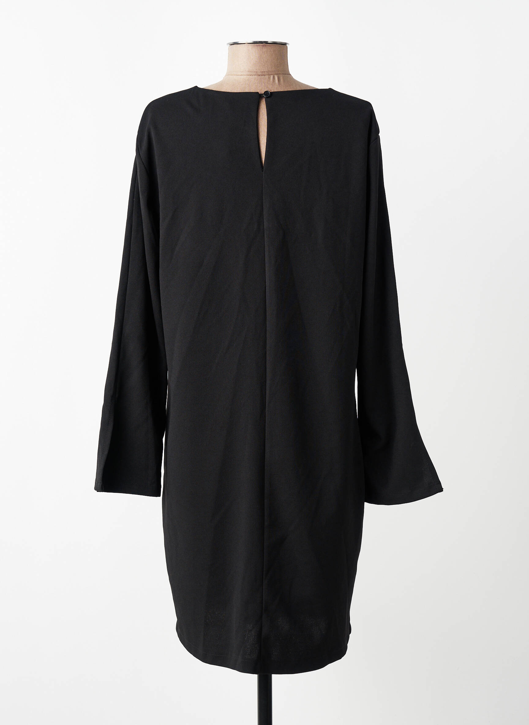 Pusilgių suknelė juodas ASTRID BLACK LABEL moteris