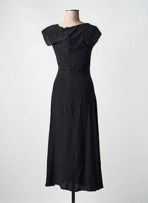 Pusilgių suknelė juodas ASTRID BLACK LABEL moteris
