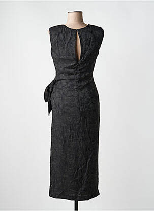 Pusilgių suknelė juodas ASTRID BLACK LABEL moteris