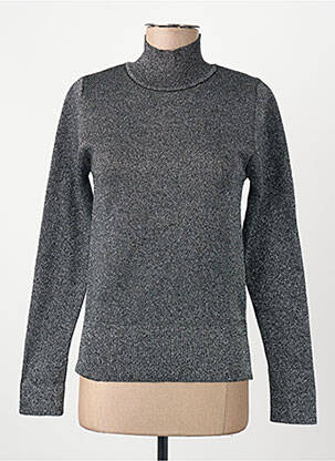 Megztinis su aukštu kaklu sidabrinė ASTRID BLACK LABEL moteris