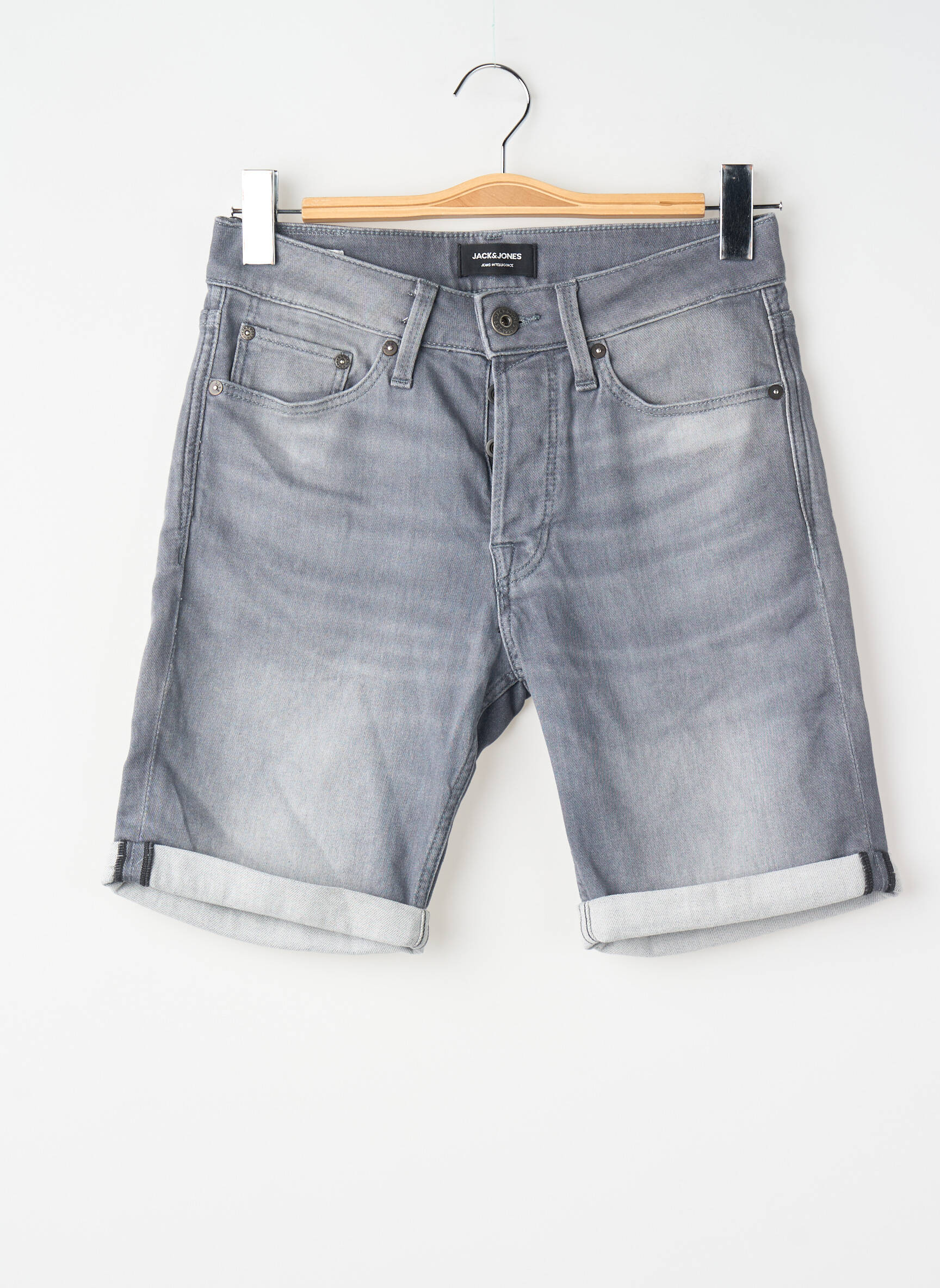 Šortas pilka JACK & JONES vyras