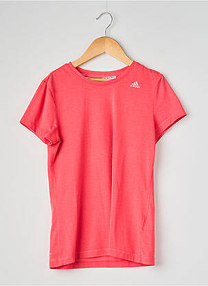 Marškiniai be rankovių rožinė ADIDAS mergina