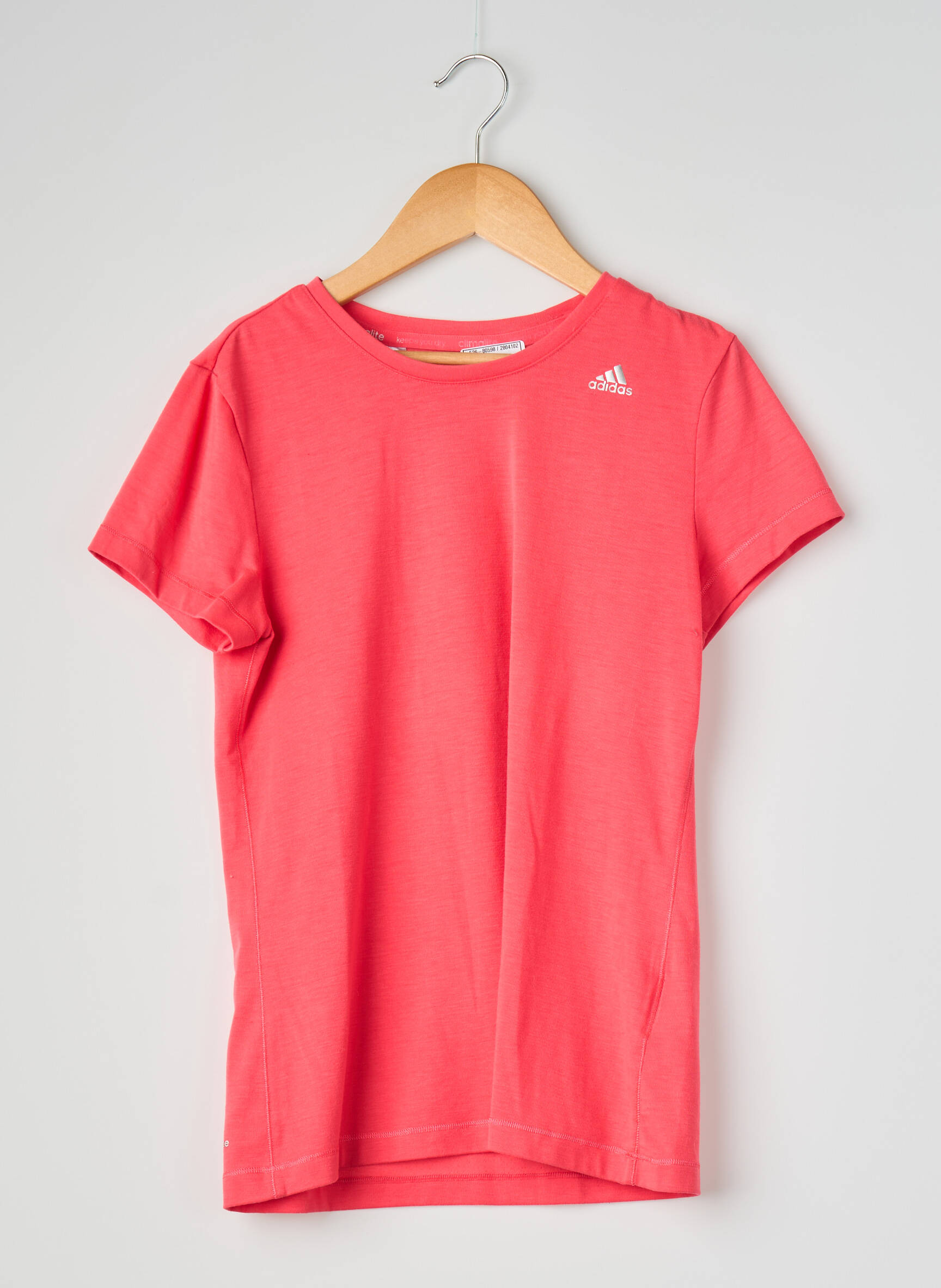 Marškiniai be rankovių rožinė ADIDAS mergina