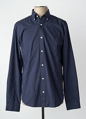 Ilgomis rankovėmis marškinys mėlyna JACK & JONES vyras