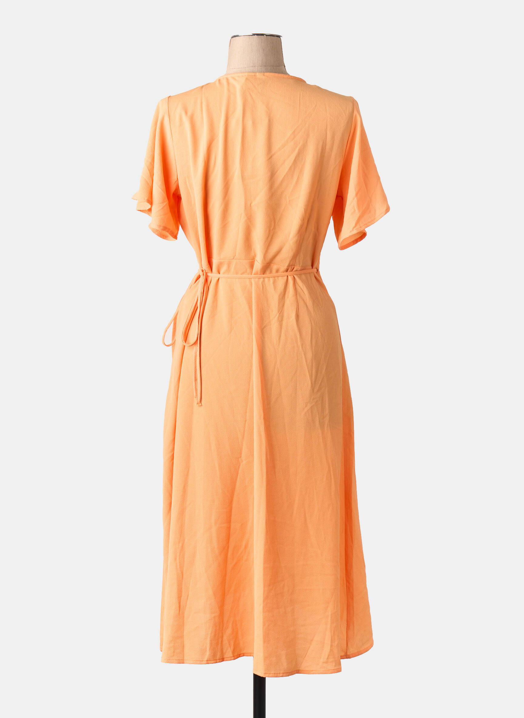 Pusilgių suknelė trumpas rankovės trumpas rankovės oranžinė VERO MODA moteris